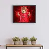 >SALE<5D DIY Full Round Drill Diamond Painting Bayern Mascot Bernie Bear Decor 40x30cm