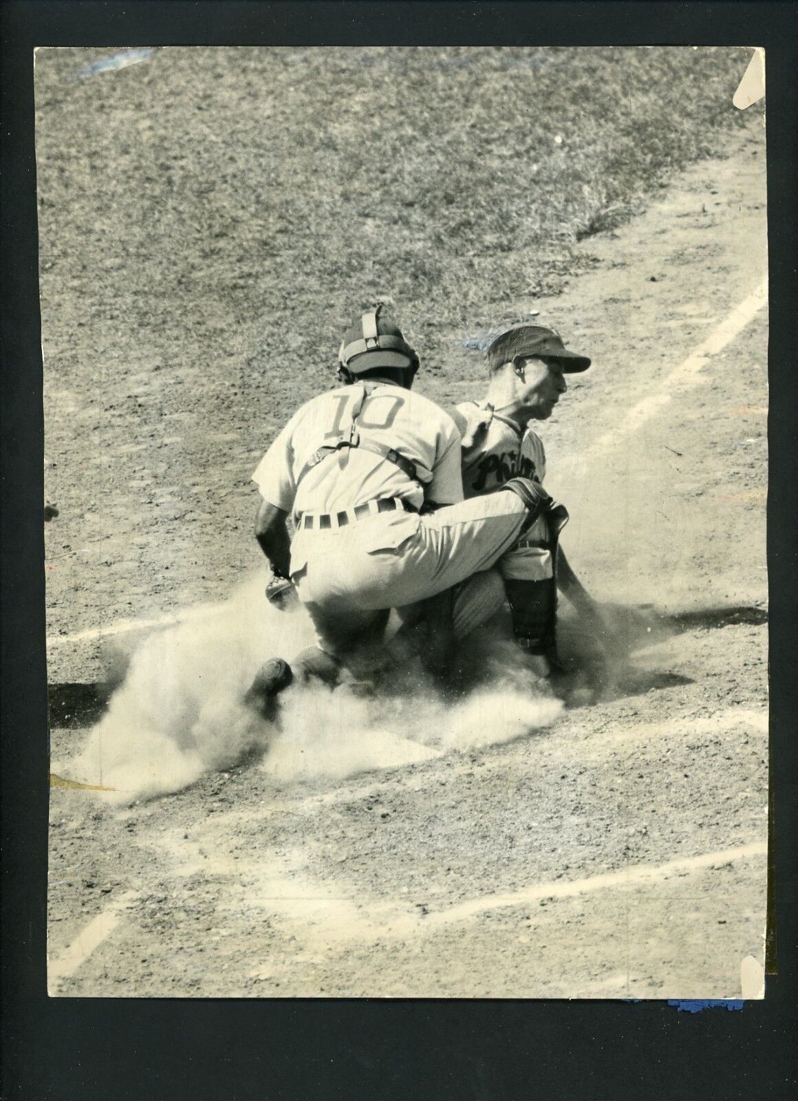 Bob Scheffing & Emil Verban 1947 Press Wire Photo Poster painting Phillies Chicago Cubs