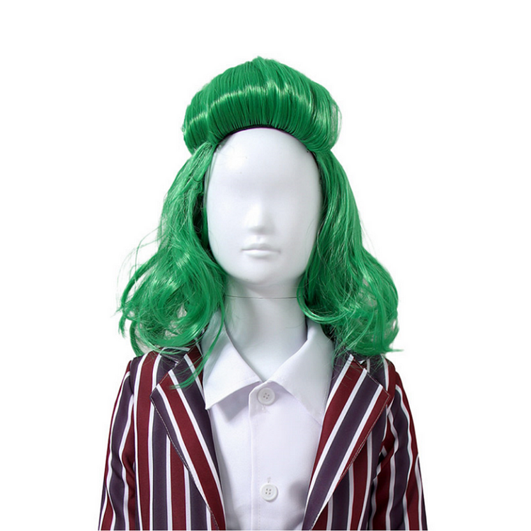 Wonka 2023 Oompa Loompa Green Wig Cosplay Accessories Halloween Carnival Props
