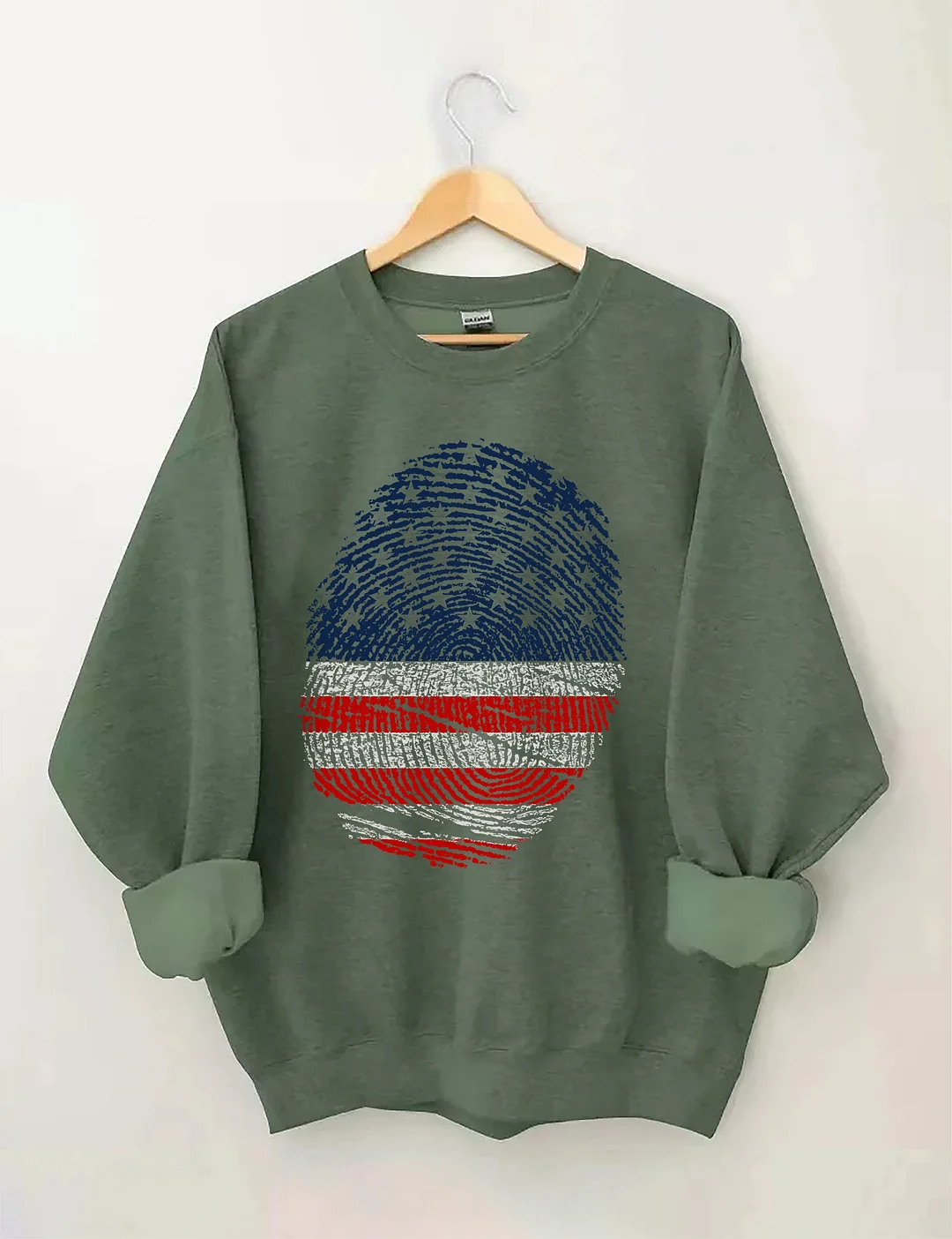 Fingerprint Flag Sweatshirt