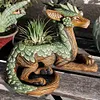 Creative Dragon Tree Succulent Planter Resin Garden Statue Decorative Plant Pot