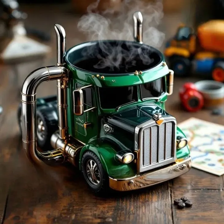 🔥Last 4 hours Sale -Handcrafted Truck Coffee mug