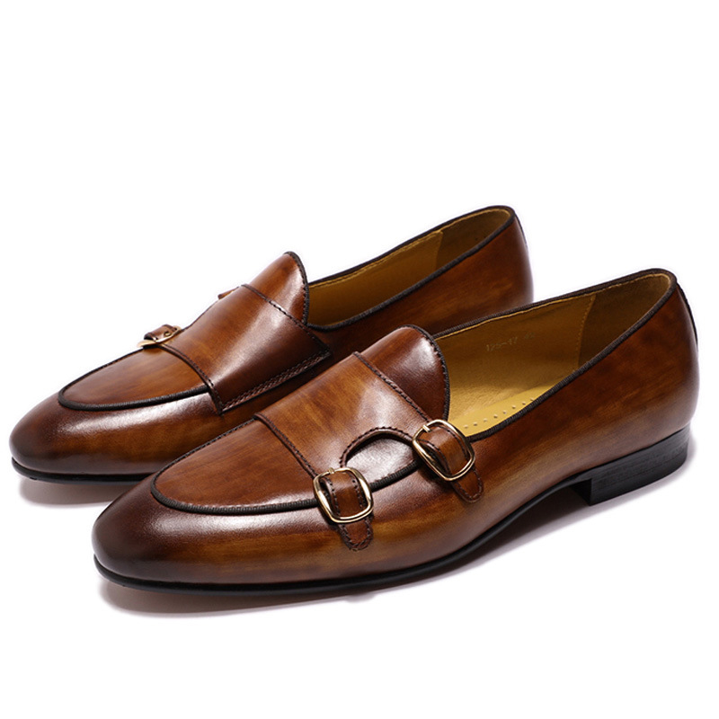 Monk Strap Two-button Casual Men's Shoes DANRRIO.COM DANRRIO