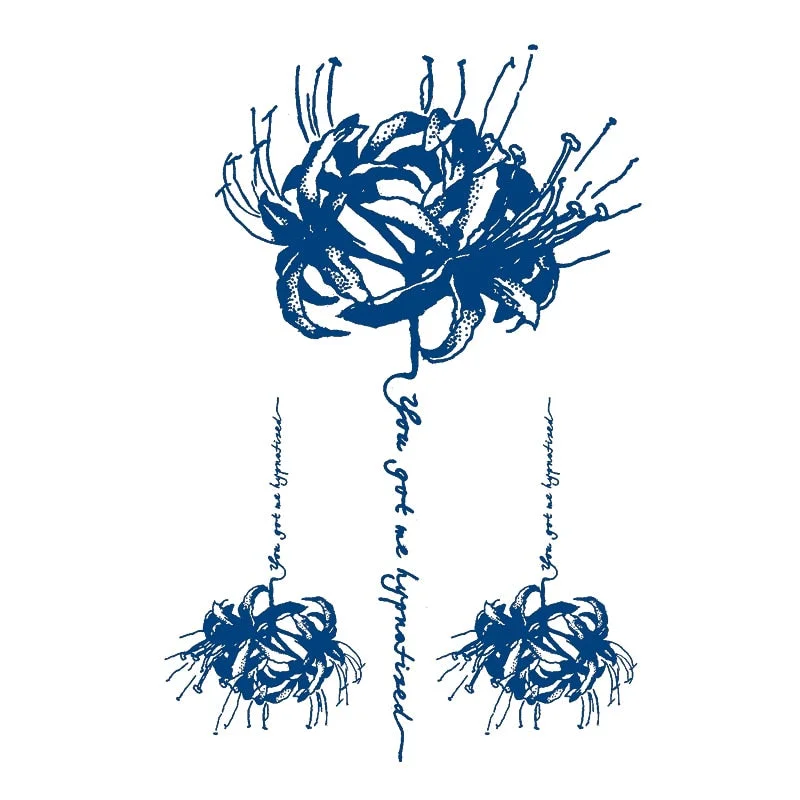 GHHF51-200 herbal juice tattoo stickers semi-permanent lasting men and women tattoo waterproof sweat plant juice tattoo stickers