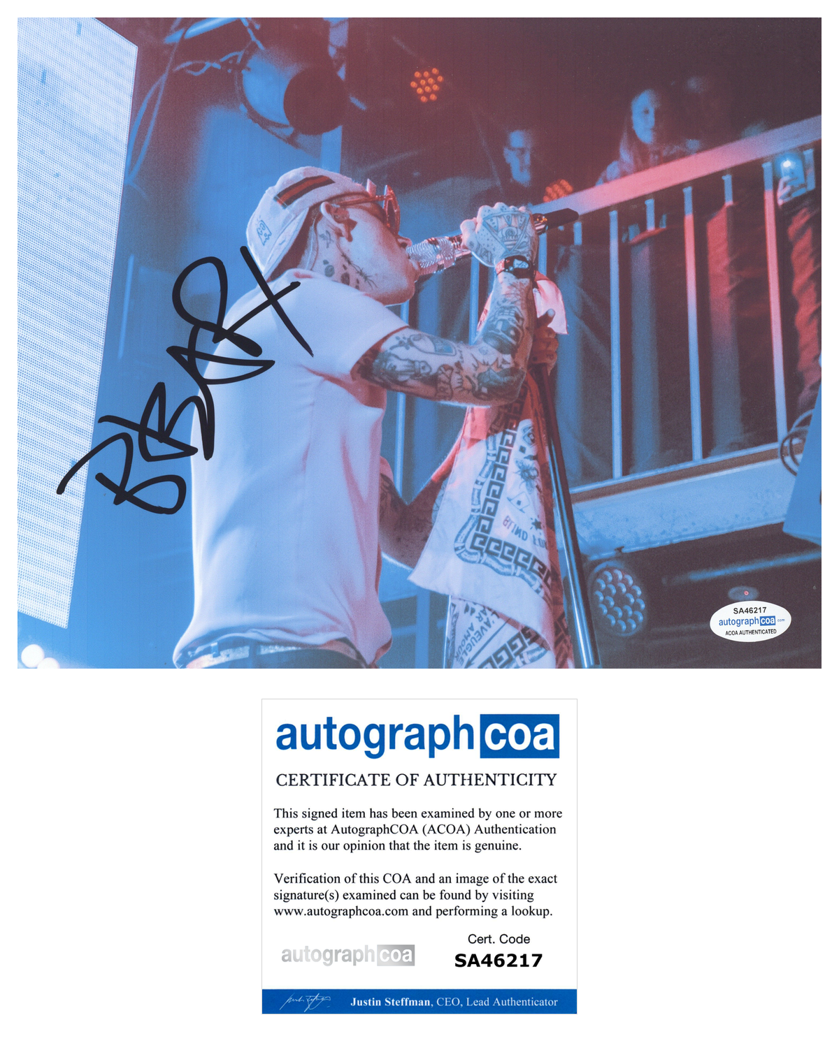 Blackbear Signed Autographed 8x10 Photo Poster painting Hip Hop Rapper ACOA COA