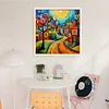 Colorful House - 14CT Counted Cross Stitch - 40*40cm