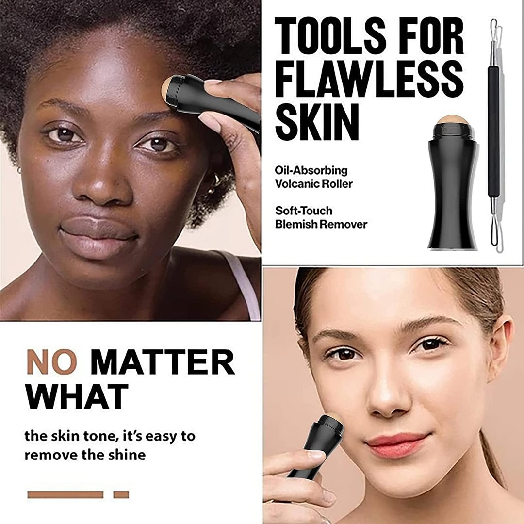 🤩ONLY 11.99 OilAbsorbing Volcanic Face Roller