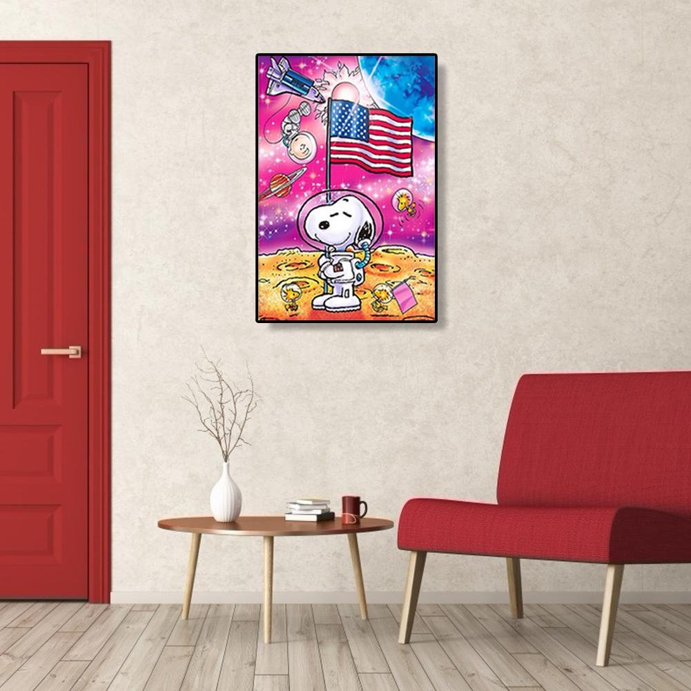 Diamond Painting - Full Round - Snoopy