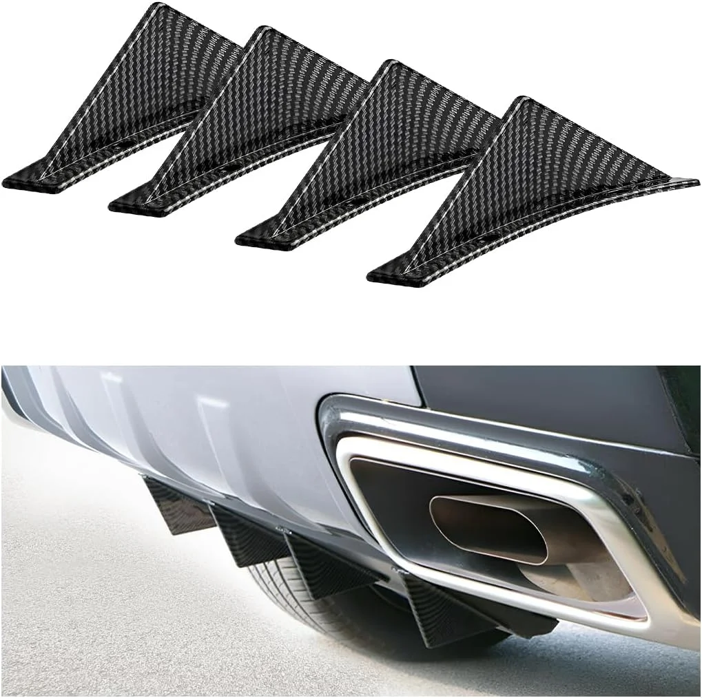 4pcs Car Lower Bumper Lip Diffuser, Anti-collision Accessories Spoiler Protector