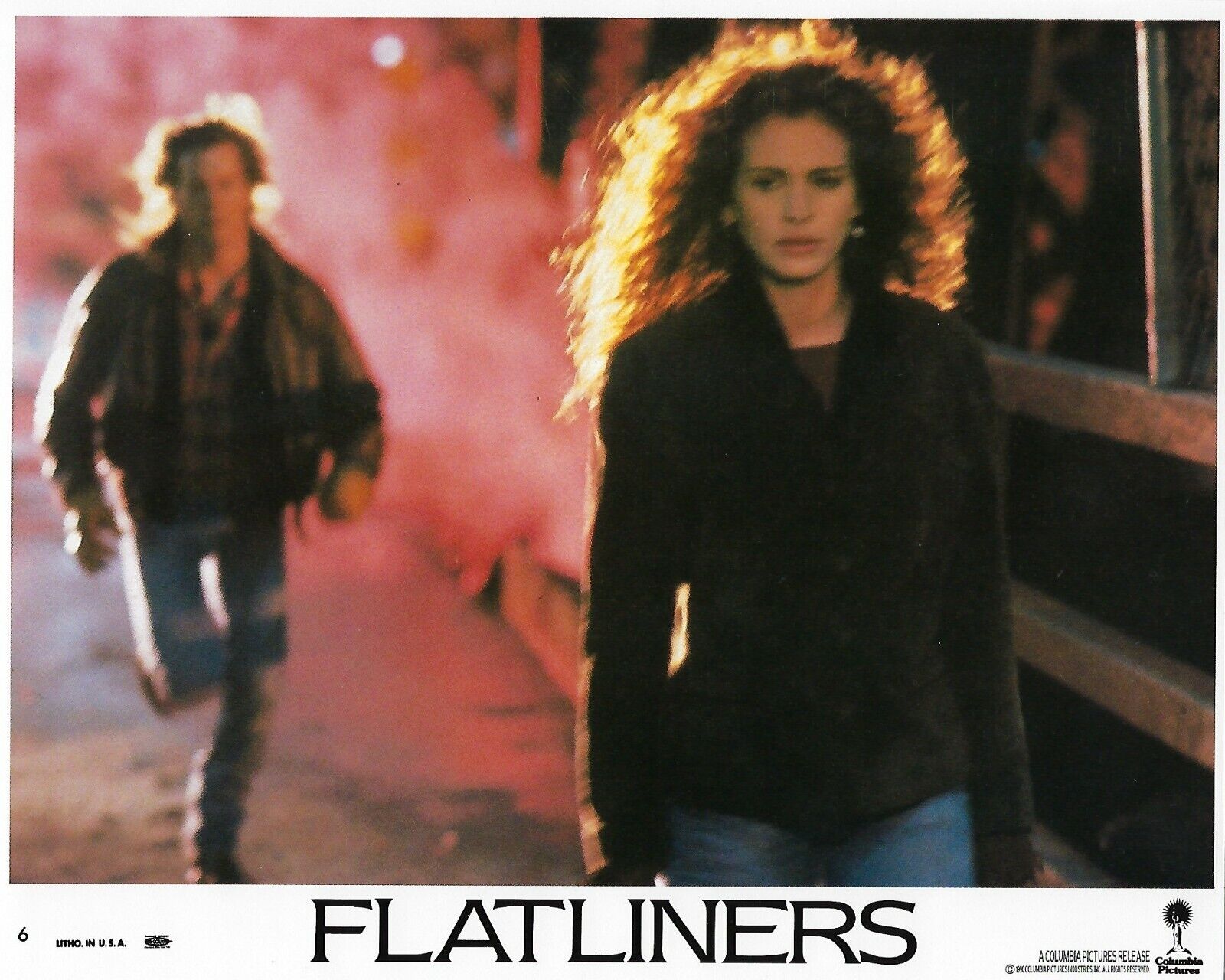 Flatliners Original 8x10 Lobby Card Poster Photo Poster painting 1990 Sutherland Roberts #6