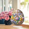 (US Only)2D Flat Easter Egg DIY Desktop Diamond Art Kits Double-Sided Bedroom Table Decor