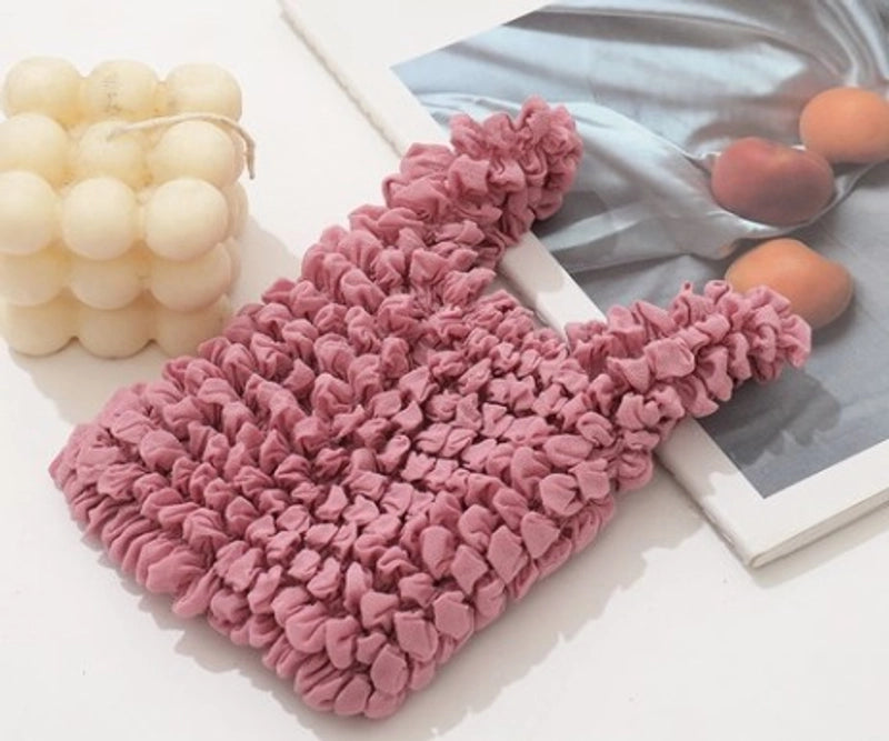 Casual Solid Color Polyester Household Shopping Bag 1 Piece