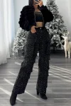 Women's Multi-pocket Rhinestone Casual Jeans --(SIZE:UK8-22,EU36-50)