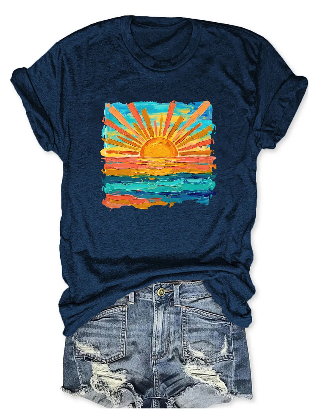 Cute Summer Sunset T-shirt