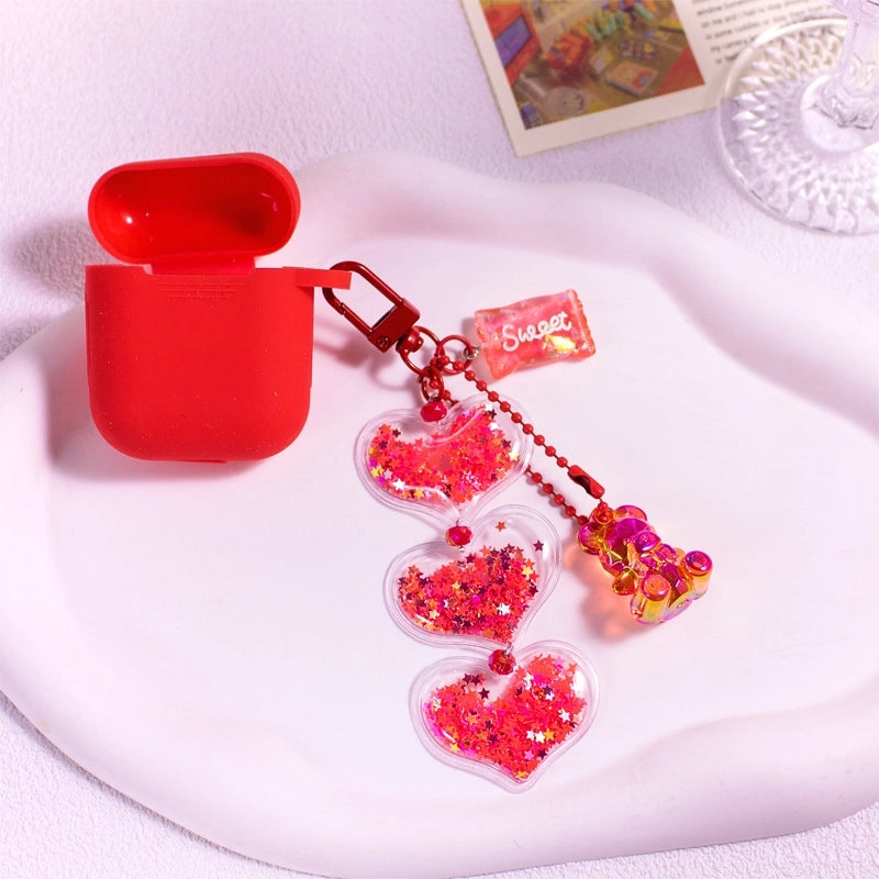 Cute Bear Resin Unisex Bag Pendant Keychain