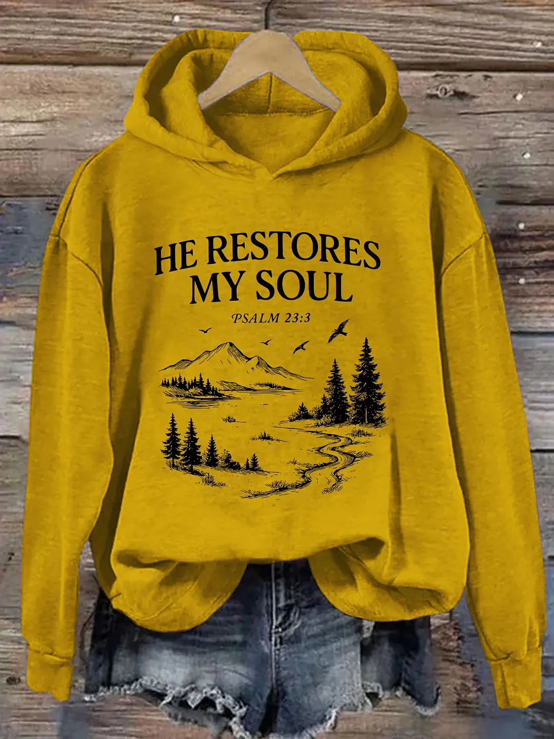 He Restores My Soul Hoodie