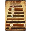 Cigar Sizes - Metal Tin Signs(8*12Inch/12*16Inch) - Bar
