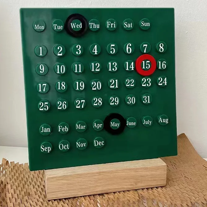 Retro Diy Perpetual Calendar - tree - Codlins