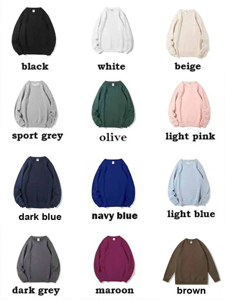 Custom Photo Outline Printed Sweatshirt/Hoodie