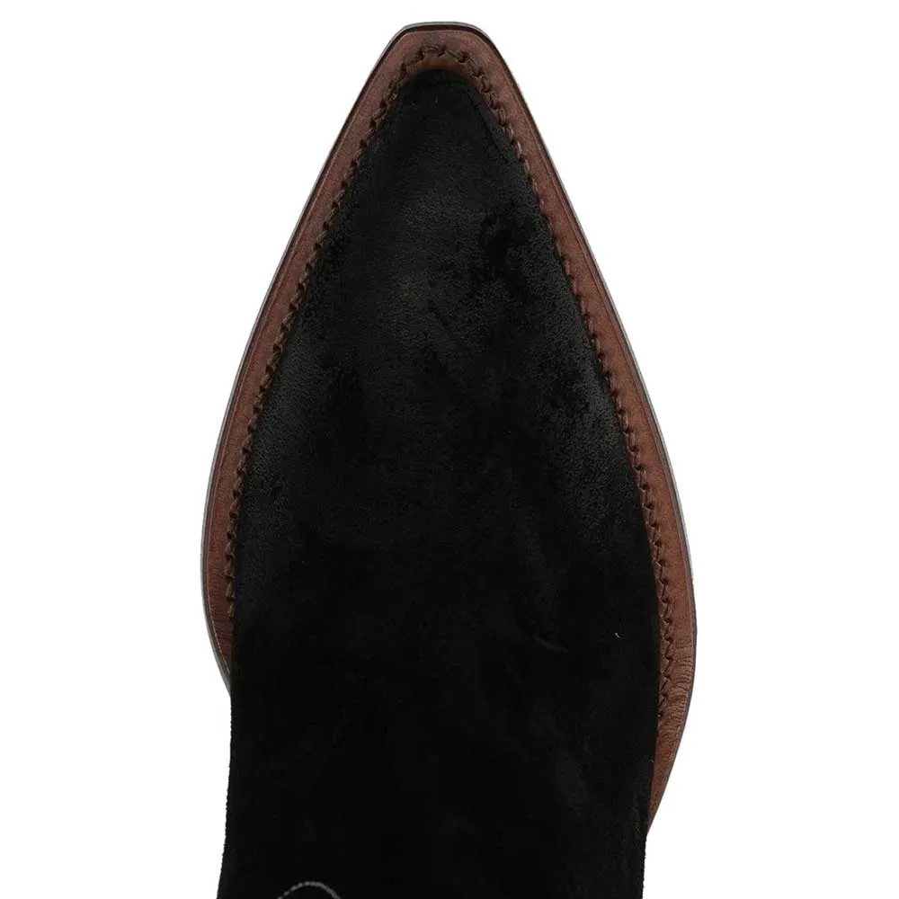 Impo Noland Wide-Width Wide-Calf Pointed-Toe Boots Fabric  Black Size 8W