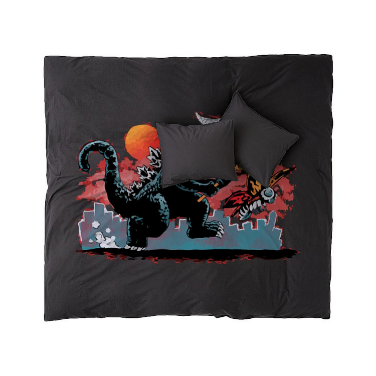 Catching Kaiju, Godzilla Duvet Cover Set