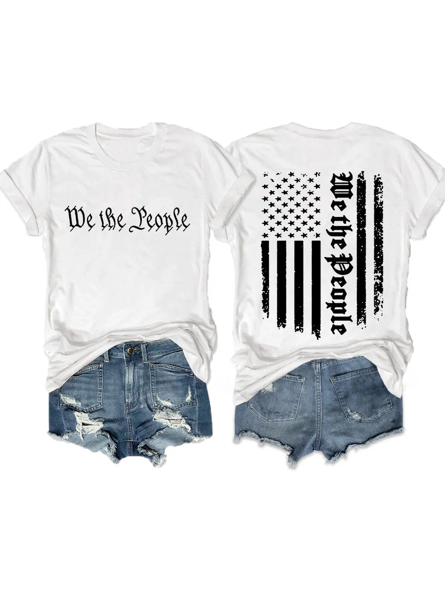 1776 We The People Casual T-shirt