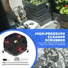 Floor Scrubber 1/4 Quick Connector Powerful Pressure Washer 2500PSI with 3 Wheel