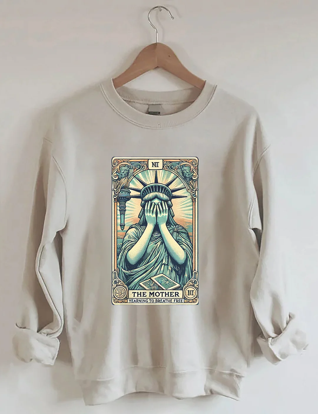 The Mother Crying Sculpture Sweatshirt