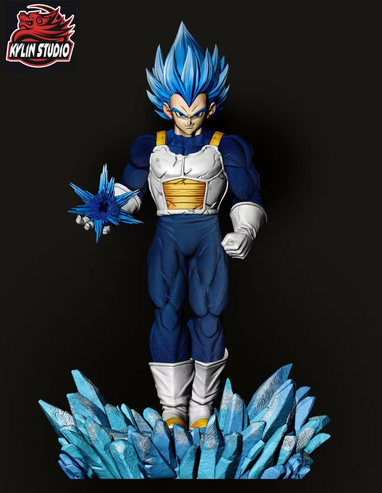 Kylin Studio -  DRAGON BALL - Super Blue Vegeta  1/6 & 1/4 Statue(GK)-