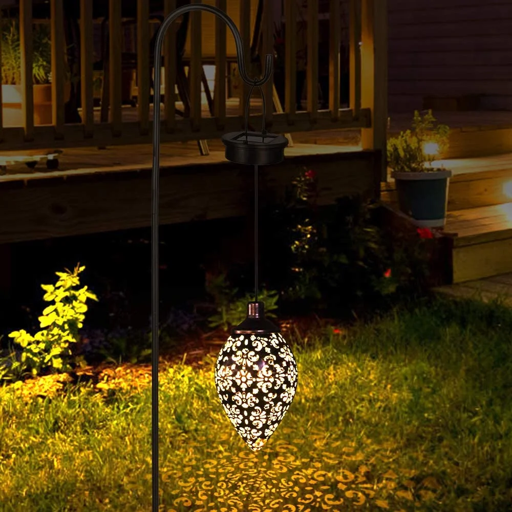 Christmas Garden Lights-Outdoor Hanging Garden Lights Metal Lamp for Patio