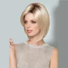 Bobo Gradient Blond Short Straight Hair Pixie Cut Wigs