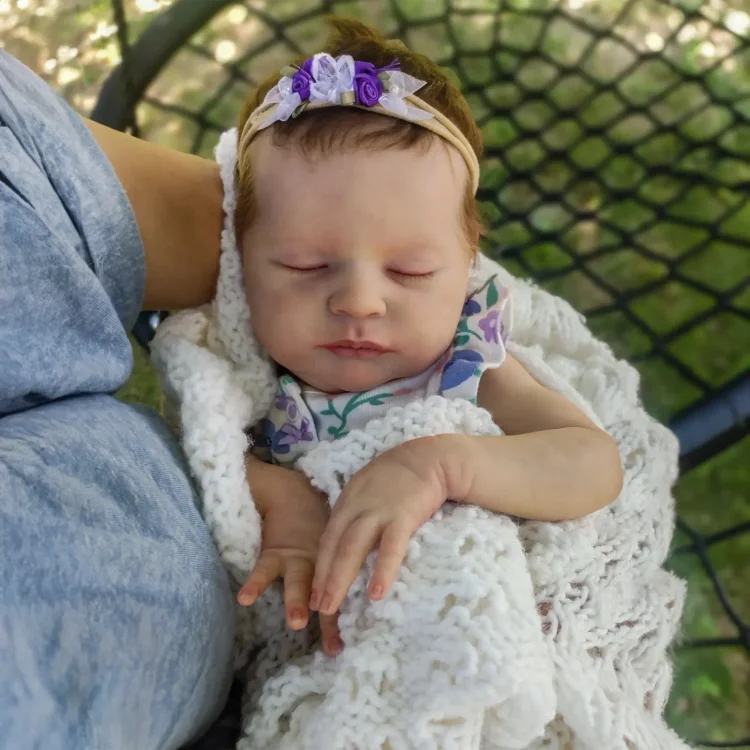  20" Sleeping Reborn Girl Cute Truly Handmade Reborn Doll Named Gerrin - Reborndollsshop®-Reborndollsshop®