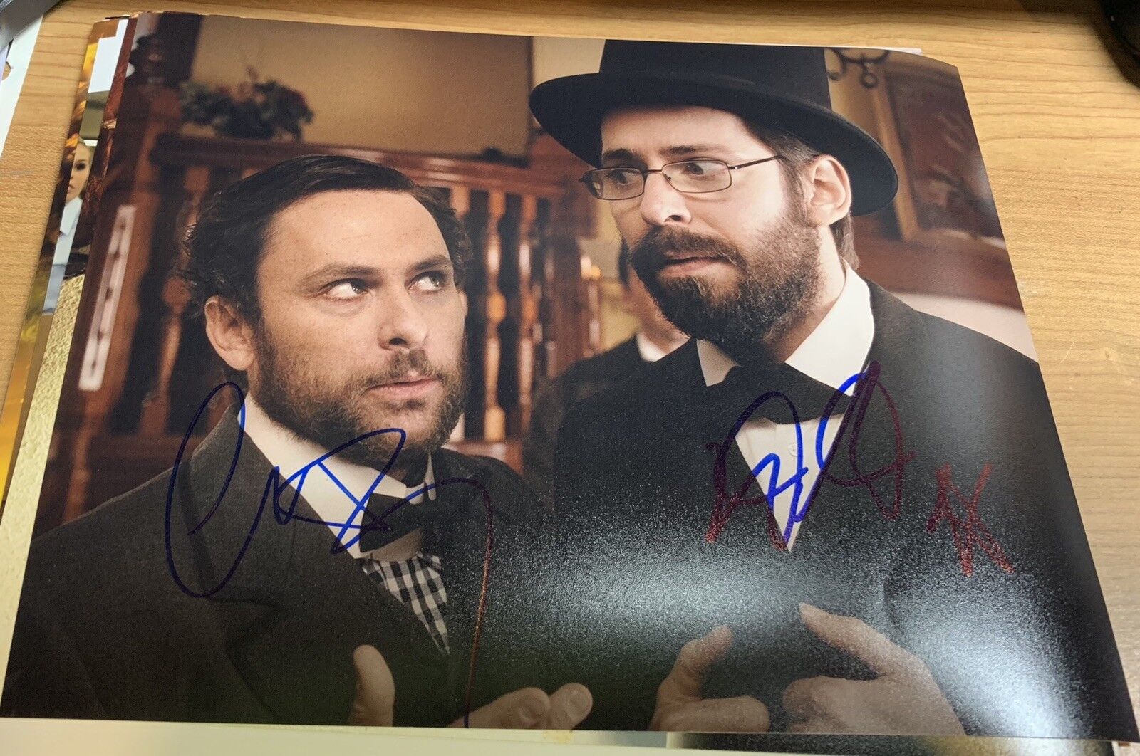 Charlie Day And Martin Starr Signed 8x10 Photo Poster painting COA Autograph Dl1