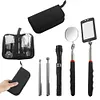 5Pcs Telescoping Magnetic Pickup Tool 360 Rotating Round Square Car Accessories
