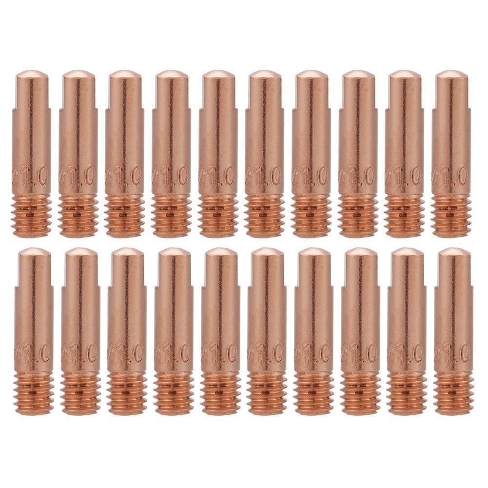 

20pcs/set MIG Welding Nozzle Contact Tips Gas Diffuser Connector Holder, 1.0, 501 Original