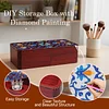 Mandala DIY Diamant Kunst Holz Aufbewahrungsbox Diamond Painting Aufbewahrungsbox