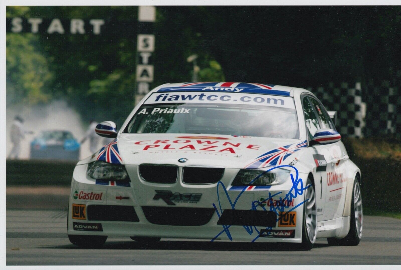 Andy Priaulx Hand Signed 12x8 Photo Poster painting Touring Cars Autograph BMW Racing 9