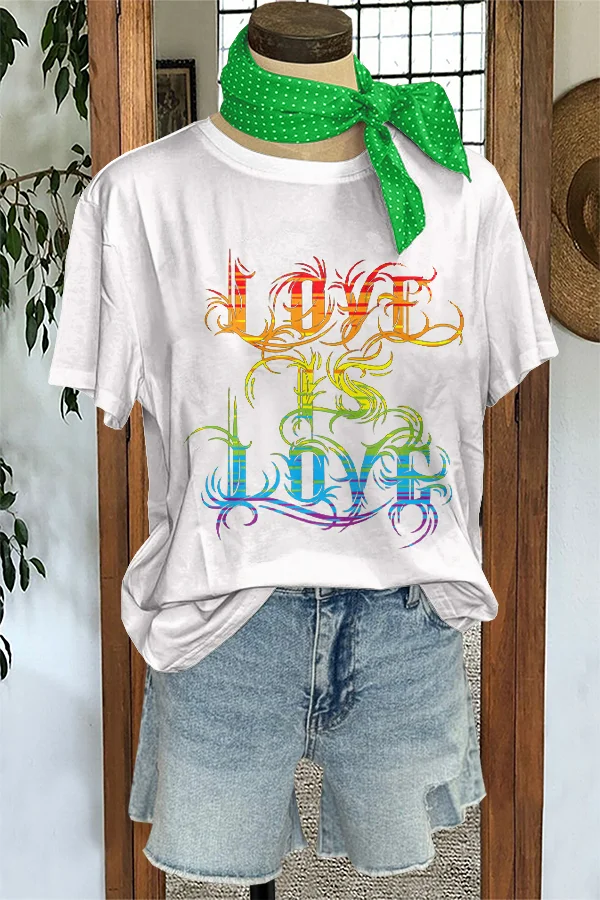 Chic Pride Month Queer   Print T-Shirt