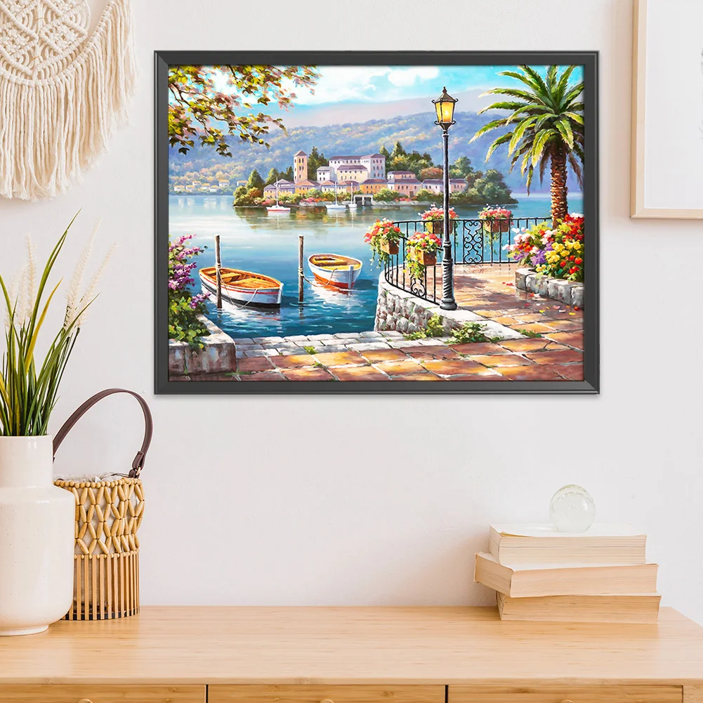 11ct Stamped Cross Stitch - Spring City(50*40cm)