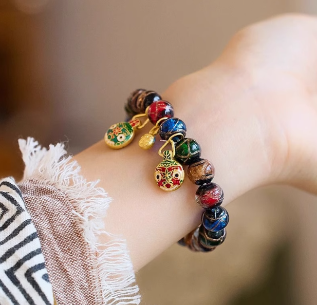 Chinese Liuli Bead Bracelet: A Dazzling Fusion of Ancient Craftsmanship and Auspicious Beauty