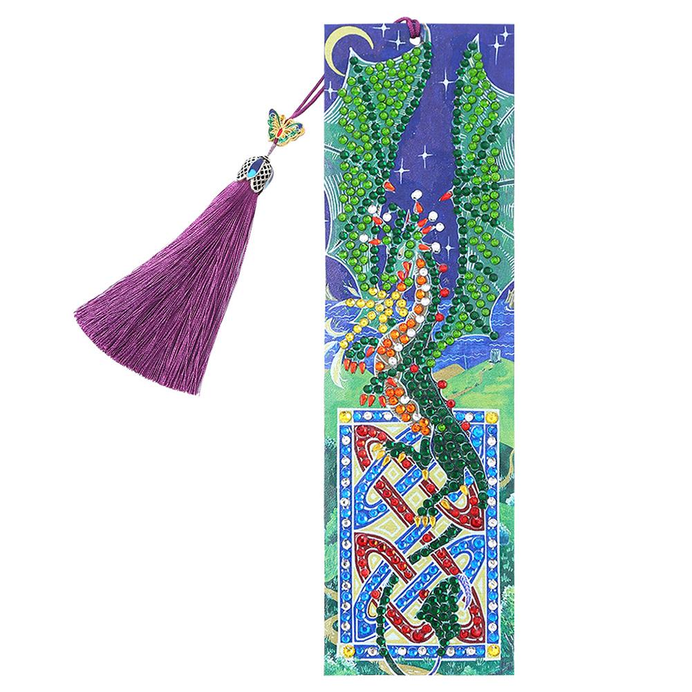 

Dragon-DIY Creative Diamond Tassel Bookmark, 501 Original