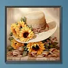 Sunflower Hat-Paint by Numbers Acrylic Painting 40*40CM