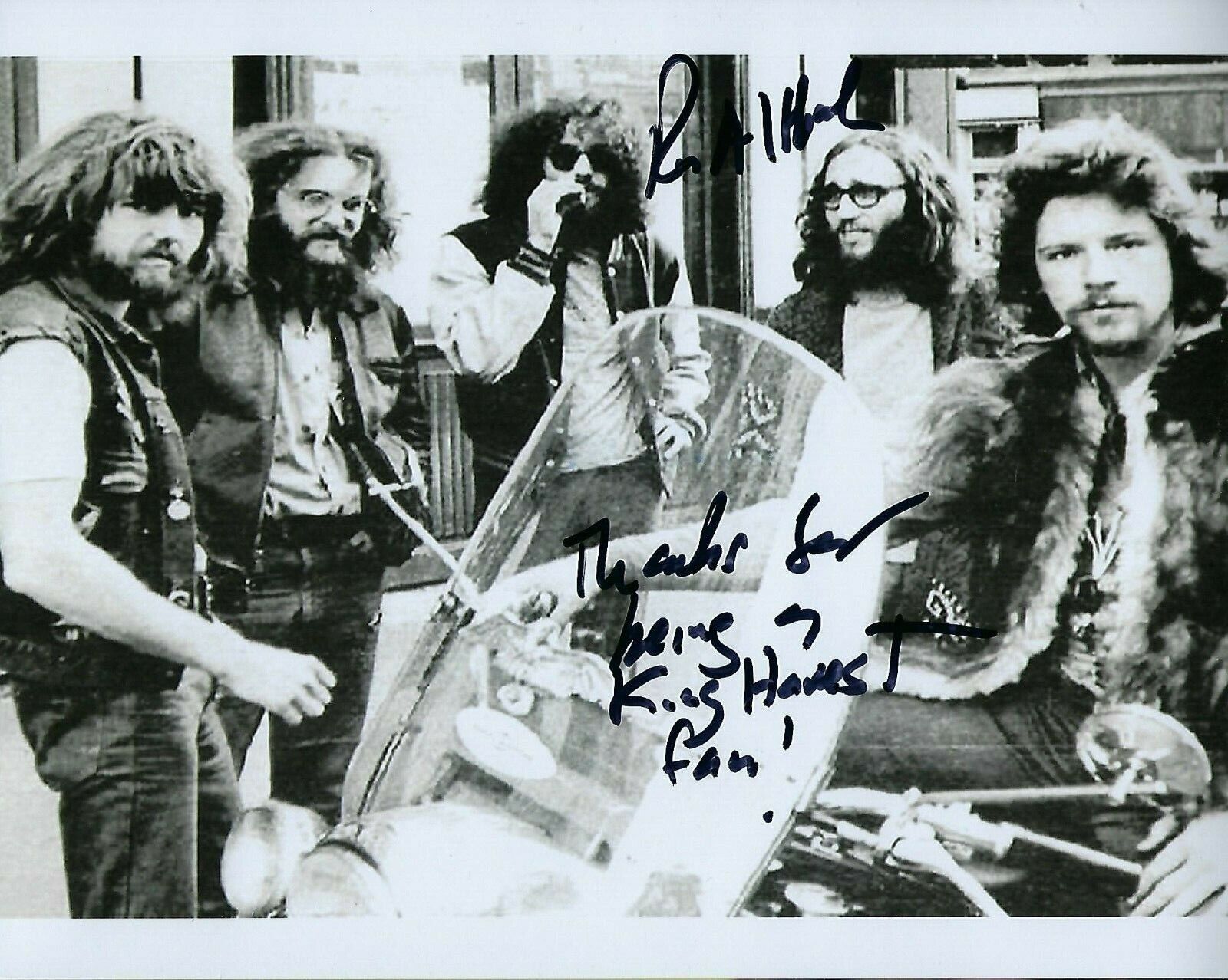 GFA King Harvest Band * RON ALTBACH * Signed 8x10 Photo Poster painting R8 COA