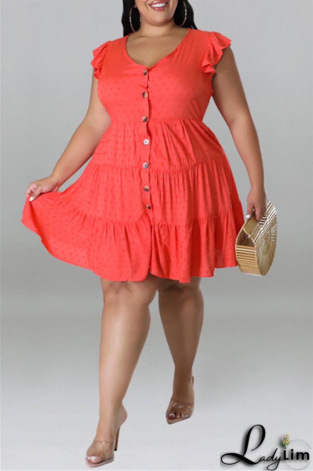 Black Fashion Casual Plus Size Solid Patchwork V Neck Sleeveless Dress