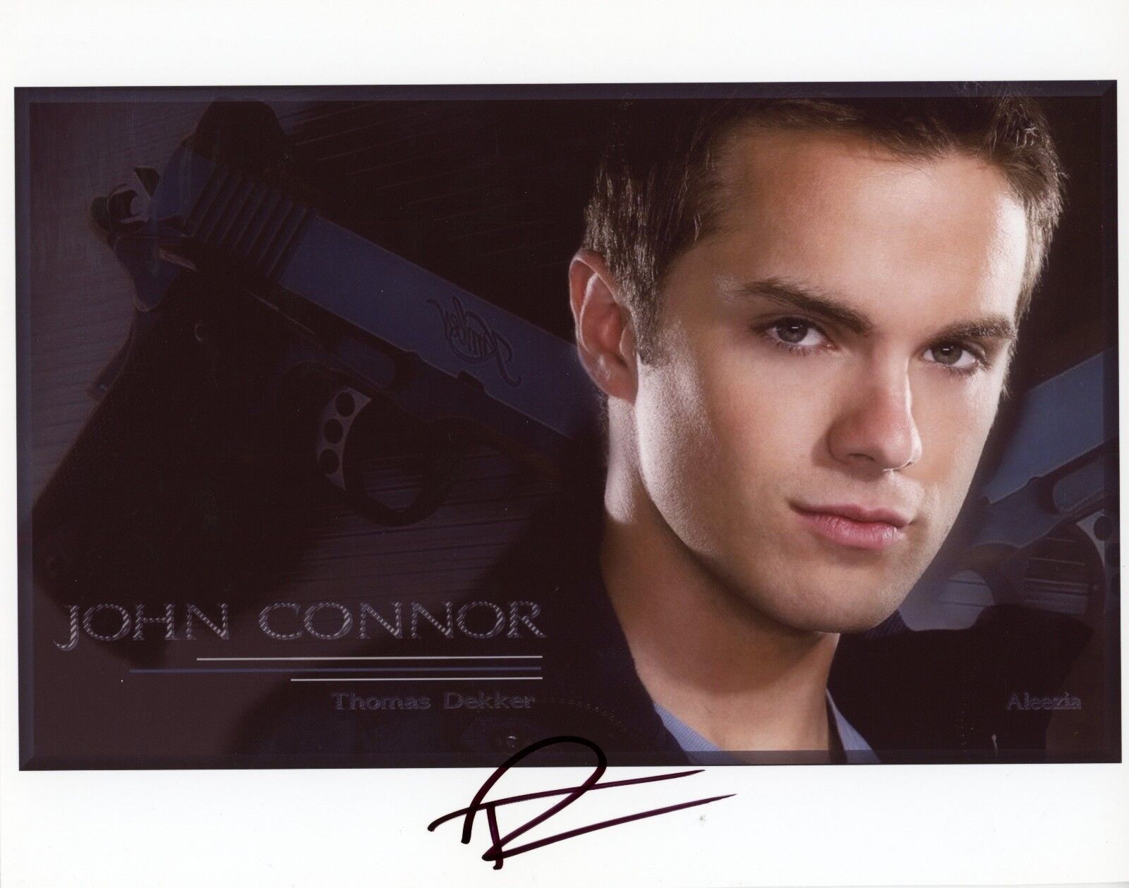 THOMAS DEKKER Hand-Signed Terminator: The Sarah Connor Chronicles