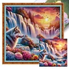 (Multi-Style) Wolf-11CT Stamped Cross Stitch 40*40cm/15.75*15.75in