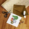 Diamond Painting Christmas Balls Stickers Self-Adhesive Sticker for Kids Gifts