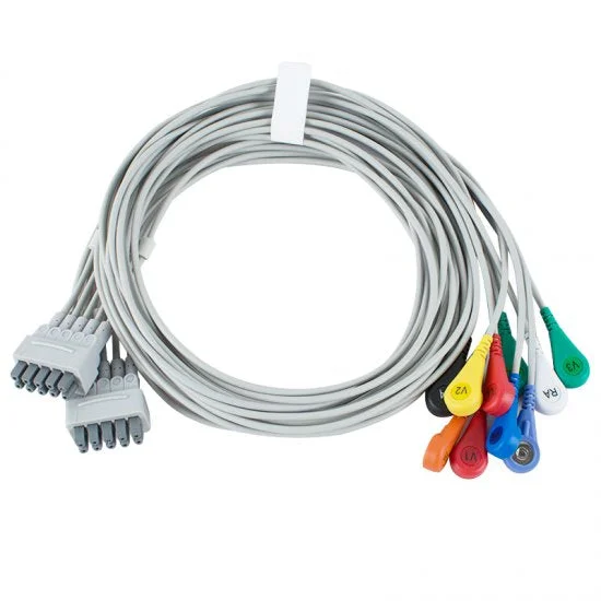 10 lead EKG cable leadwires Compatible GE | Marquette patient monitor