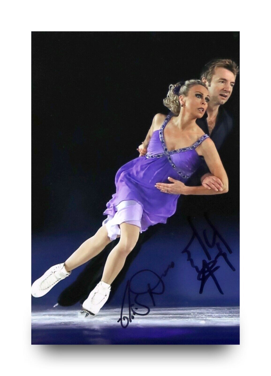 Torvill & Dean Hand Signed 6x4 Photo Poster painting Olympic Ice Dancers Skaters Autograph + COA