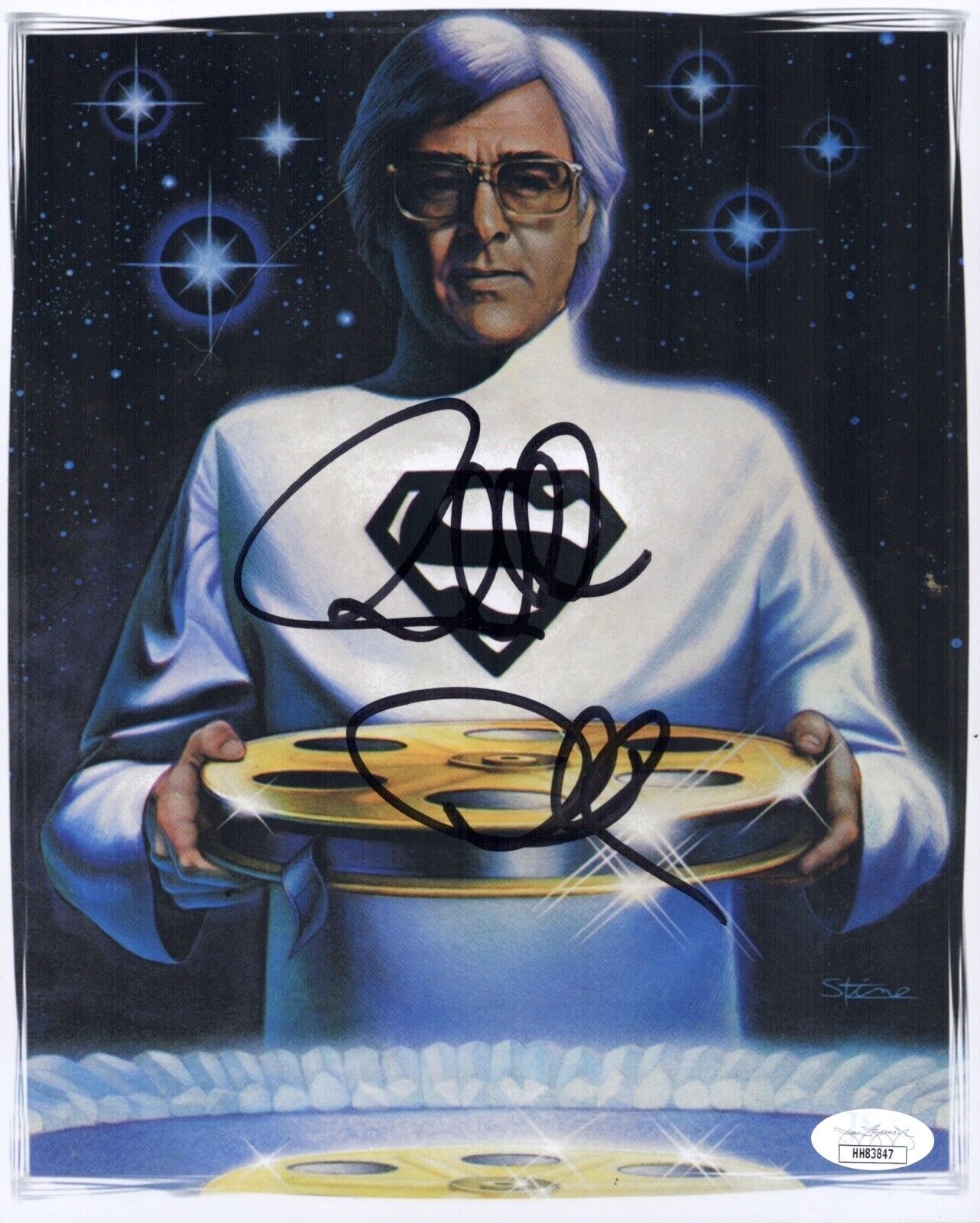 RICHARD DONNER Hand Signed 8X10 Photo Poster painting SUPERMAN Director Autograph JSA COA Cert